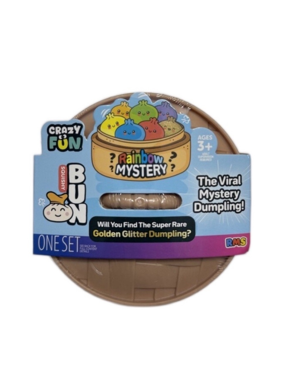 Super Rare! Rainbow Mystery Dumpling Squishy Bun Set